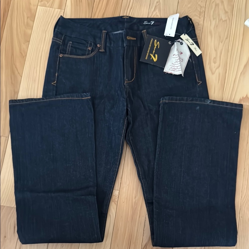 Seven7 Women's Dark Blue Jeans